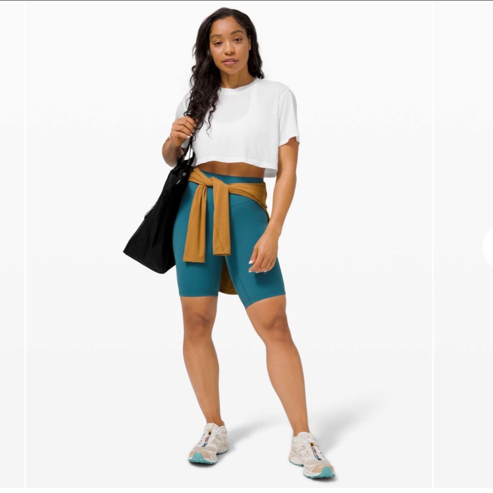 NWT Lululemon All Yours Crop Tee Graphic